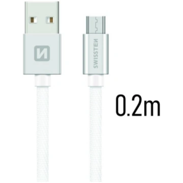 Swissten Textile Quick Charge Universal Micro USB 