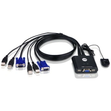 ATEN CS22U KVM switch Black CS22U