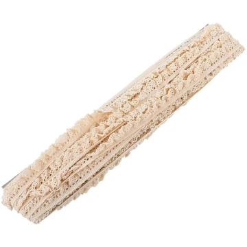 10 Elastīgās mežģīnes Scalloped mežģīnes aizkari L