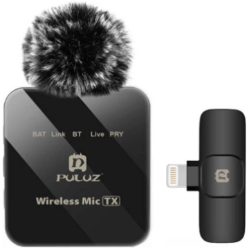 Wireless Lavalier Microphone PULUZ PU647B (lightni