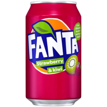 Gāzēts dzēriens FANTA Strawberry Kiwi, bundžā, 0.3