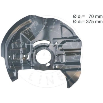 AIC 56984 - BREMŽU DISKA AIZSARGS BMW 34116759787