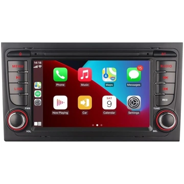 LXKLSZ Auto radio, kas saderīgs ar bezvadu Carplay