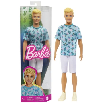 BARBIE Ken Fashionistas lelle ar zilu t-kreklu, HJ