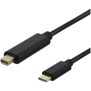 Dymo Kabelis DELTACO USB-C - miniDisplayPort 4K UH