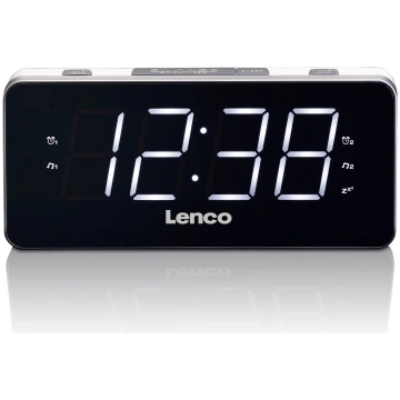 Lenco radio pulkstenis, ar lielu displeju, CR-18 W