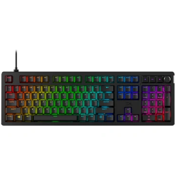 HyperX Alloy Rise, Linear, US, melna - Klaviatūra,