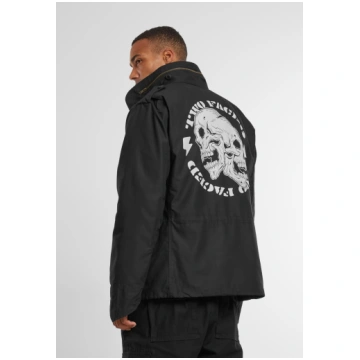 Mister Tee TWO FACED SKULL STANDARD - Parka - blac
