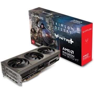 SAPPHIRE NITRO+ AMD RADEON RX 9070 XT 16GB CRIMSON
