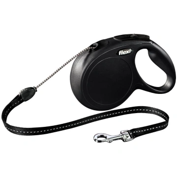 Flexi New Classic Retractable leash Line M 8m Blac