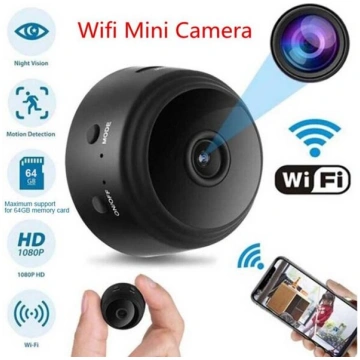 Mini WiFi kamera A9 Mini Camera APP Nav norādīts