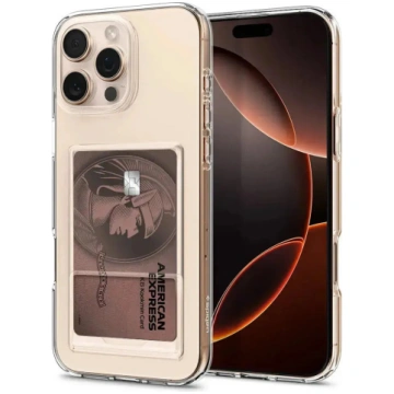 Spigen iPhone 16 Pro vāciņš Crystal Slot — caurspī