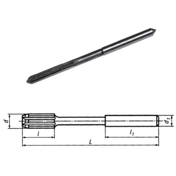 Mašīn-rīvurbis 6.7 mm, ar cilindrisku stiprinājumu