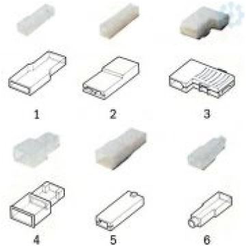 Insulating sleeve form 3 Nylon 6.3 mm 280214 | 401