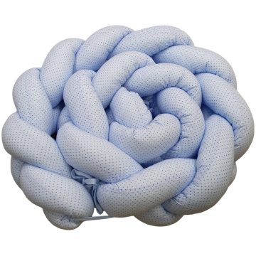 Pīta gultas apmale "bizīte" blue Babyfans