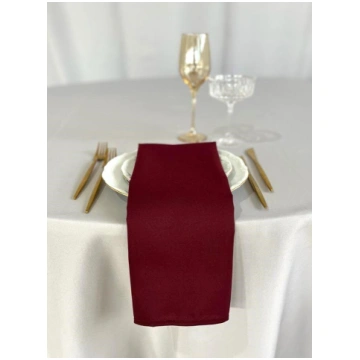 Lietots - Bordo auduma galda salvete