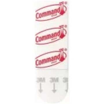 Staples COMMAND 12pcs White 3M-4064035180249-STAPL