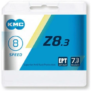 Ķēde - KMC Z8.3 EPT - BZ08EP114 - 6-8 ātrumi, 1/2 