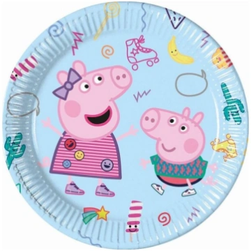Papīra šķīvīši Peppa Pig - party, 23 cm