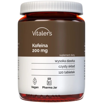 Vitaler Caffeine 200 mg - 120 tabletes Vitaler"s