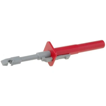 Clip-on probe; with puncturing point; 10A; red; 4m