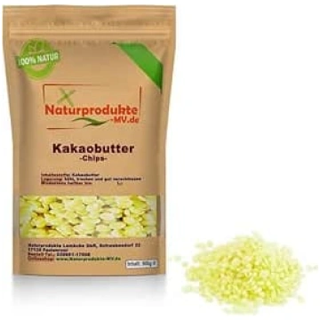 Kakao sviesta skaidiņas 500 g šokolādei un cepšana