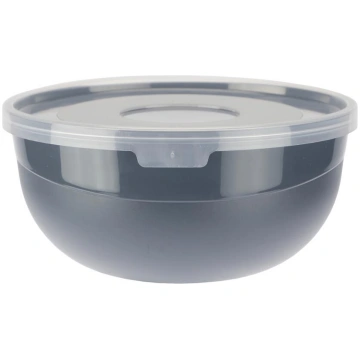 Bļoda ar vāku, 0,7 L, grafīta, 14 x 14 x 7, 91311,