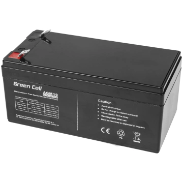 GREEN CELL Battery AGM 12V 3.3 Ah ( GREEN AGM19 ) 