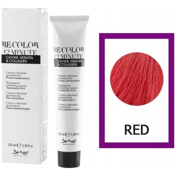 BE HAIR Be Color Bez amonjaka matu krāsa RED - 100
