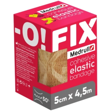 Pašlīpoša elastīgā saite FIX-O 5cm x 4.5m
