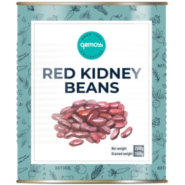 Konservētas sarkanās pupiņas 2500g/1500g Partner c