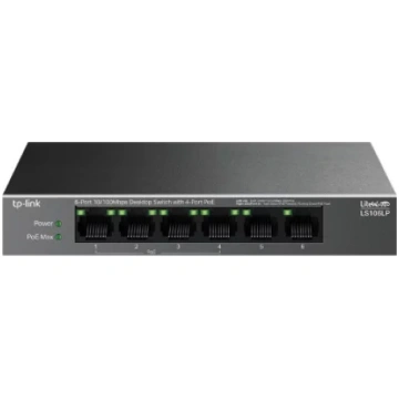 TP-LINK | 6-Port 10/100 Mbps Desktop Switch with 4