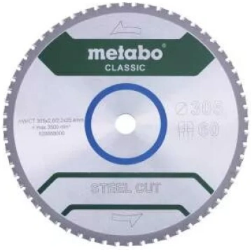 Ripu zāģis Metabo 628668000 30.5 cm metālam