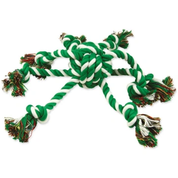 Dog Fantasy Cotton Rope Octopus virves rotaļlieta 