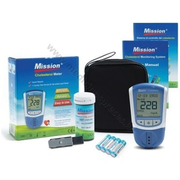 MISSION Cholesterol Meter holesterīna un lipīdu mē