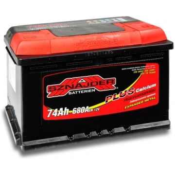 SZNAJDER 12V/74Ah/680A AKB 275x175x190