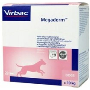 Papildinājums suņiem Virbac Megaderm, 28x8 ml