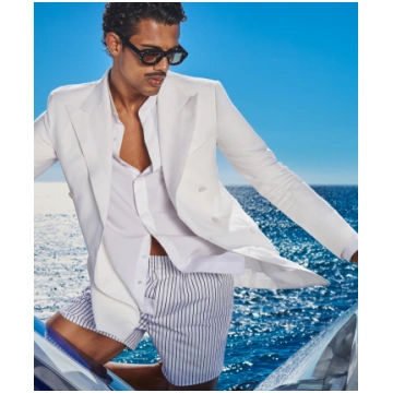 Blue Bomber Jackets for Men
