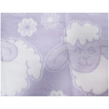 URGA kokvilnas sega 90x60cm LAMB, violets, IZPĀRDO