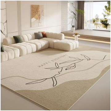 Crystal Velvet Simple Living Room Carpet Hotel Vie