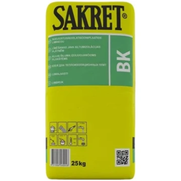 Sakret BK 25kg Līmēšanas java līmjava