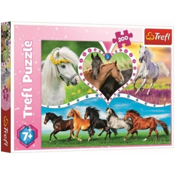 Trefl Puzzle 200 pieces Beautiful horses 13248 ( 5