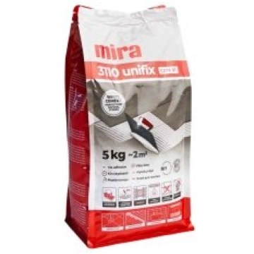 Flīžu līme Mira Unifix 3110 5kg elastīga balta
