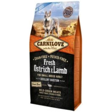 CARNILOVE Fresh Ostrich & Lamb for small breed bez