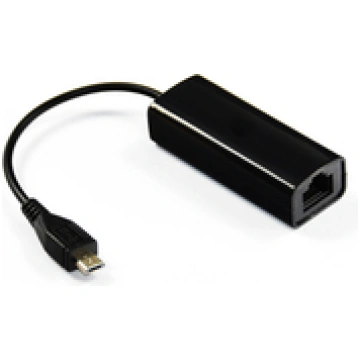 MicroConnect USB MICRO to Ethernet Black USBMICROE