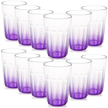 Plastmasas krūzes 12 x 350 ml - Nešķīstamas dzērie
