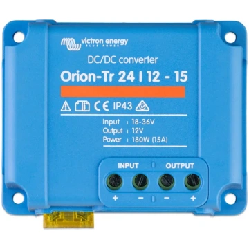 DC-DC pārveidotājs Victron Orion-Tr 24V→12V 15A (1