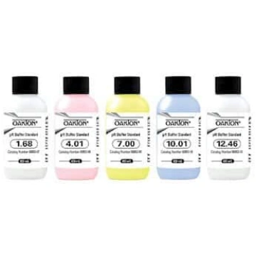 Oakton buferšķīduma iepakojums 60ml pH 1,68, 4,01,