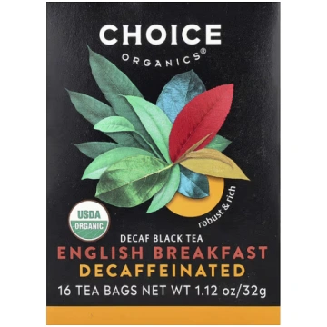 Choice Organics, Black Tea, English Breakfast, Dec