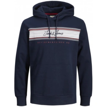 Jack & Jones JJLEO SWEAT Hoodie Navy - Džemperi un